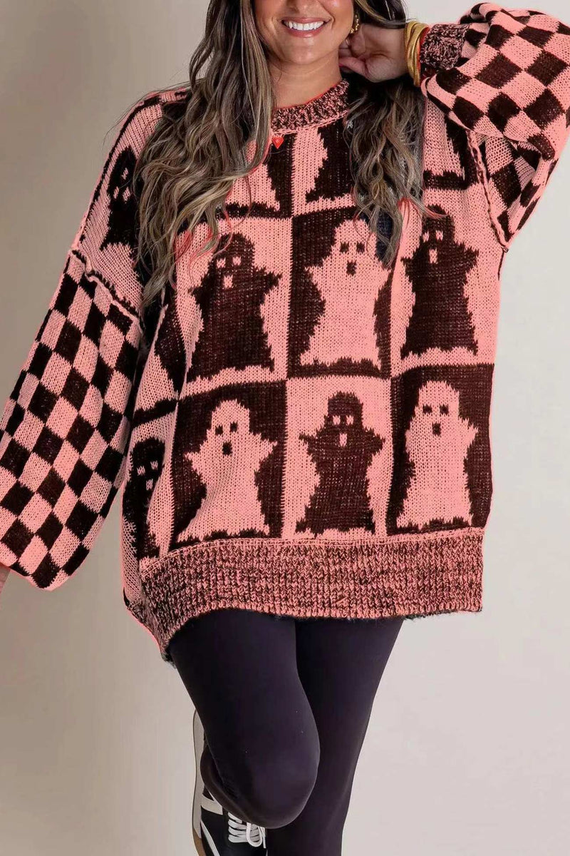 Pull au design réfléchi