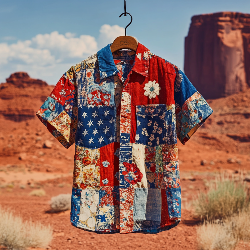 Chemise au style vintage intemporel