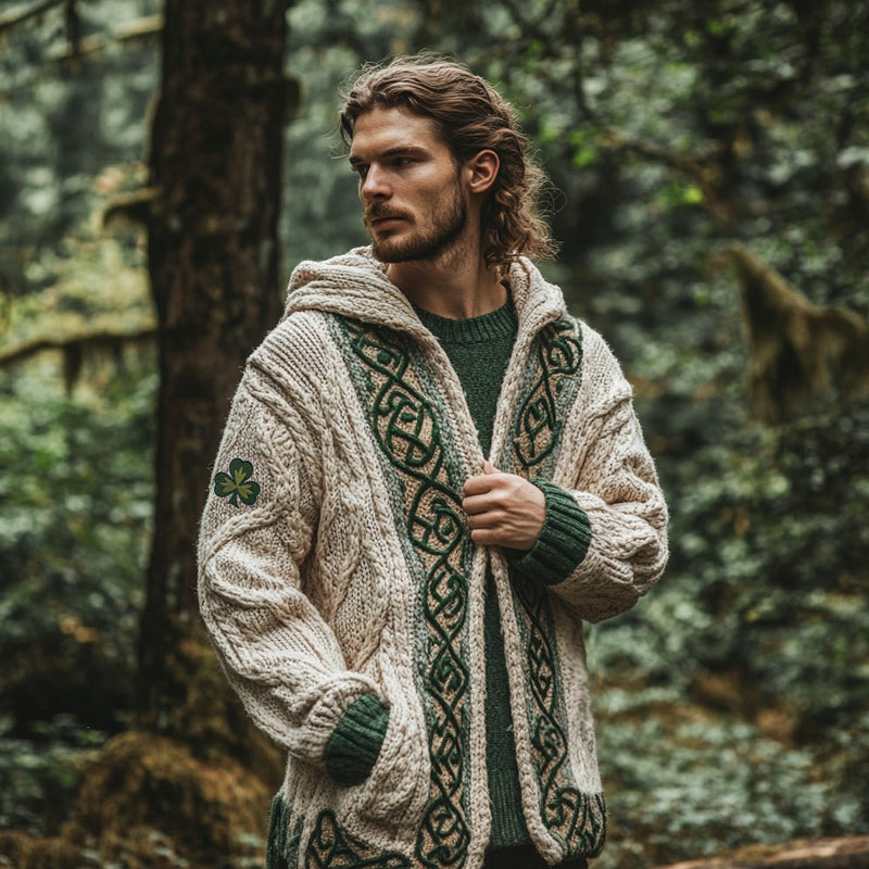 Cardigan au design réfléchi