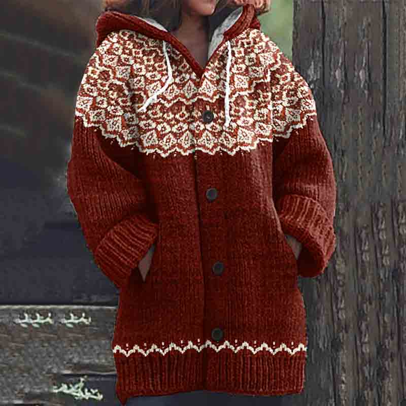 Cardigan au design réfléchi