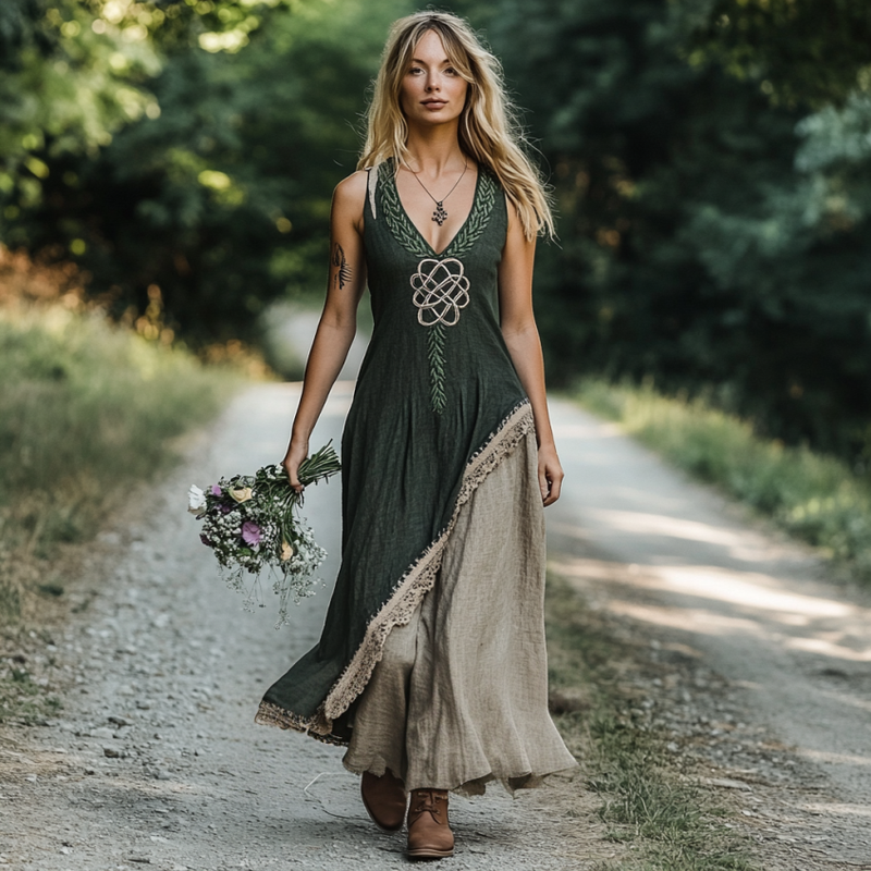 Robe au style vintage intemporel