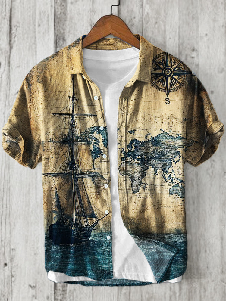 Chemise au style vintage intemporel