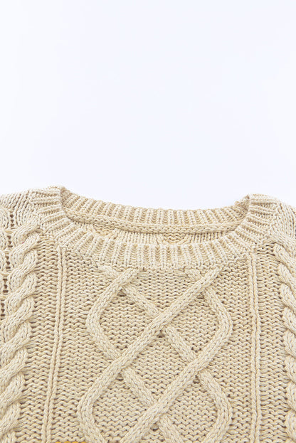 Pull au design réfléchi