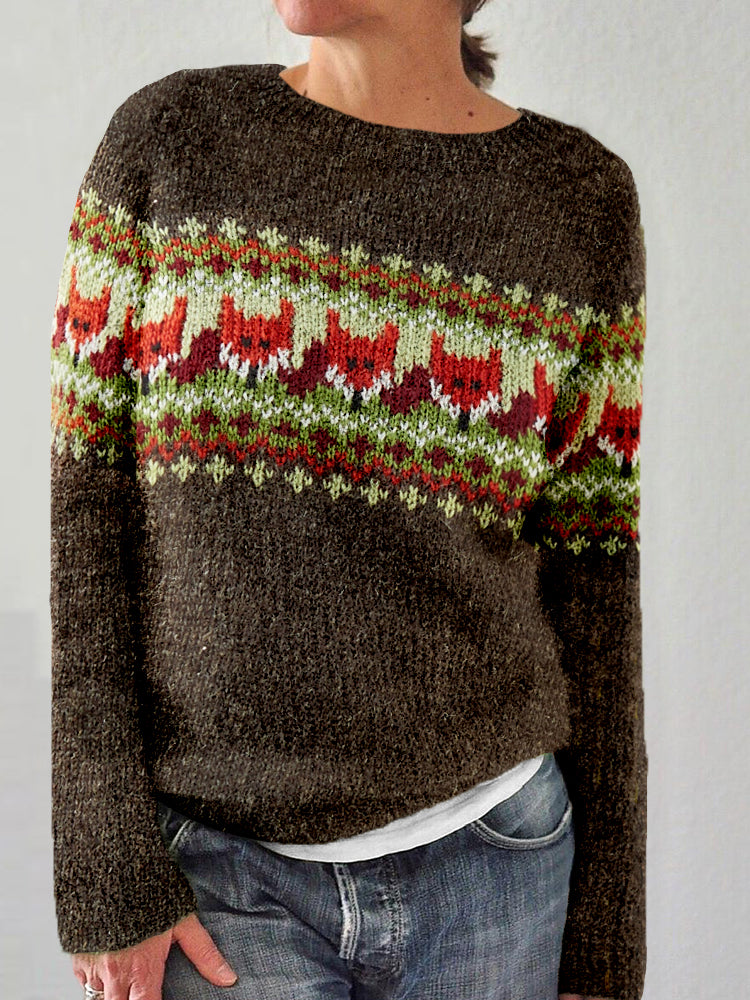 Pull au design réfléchi