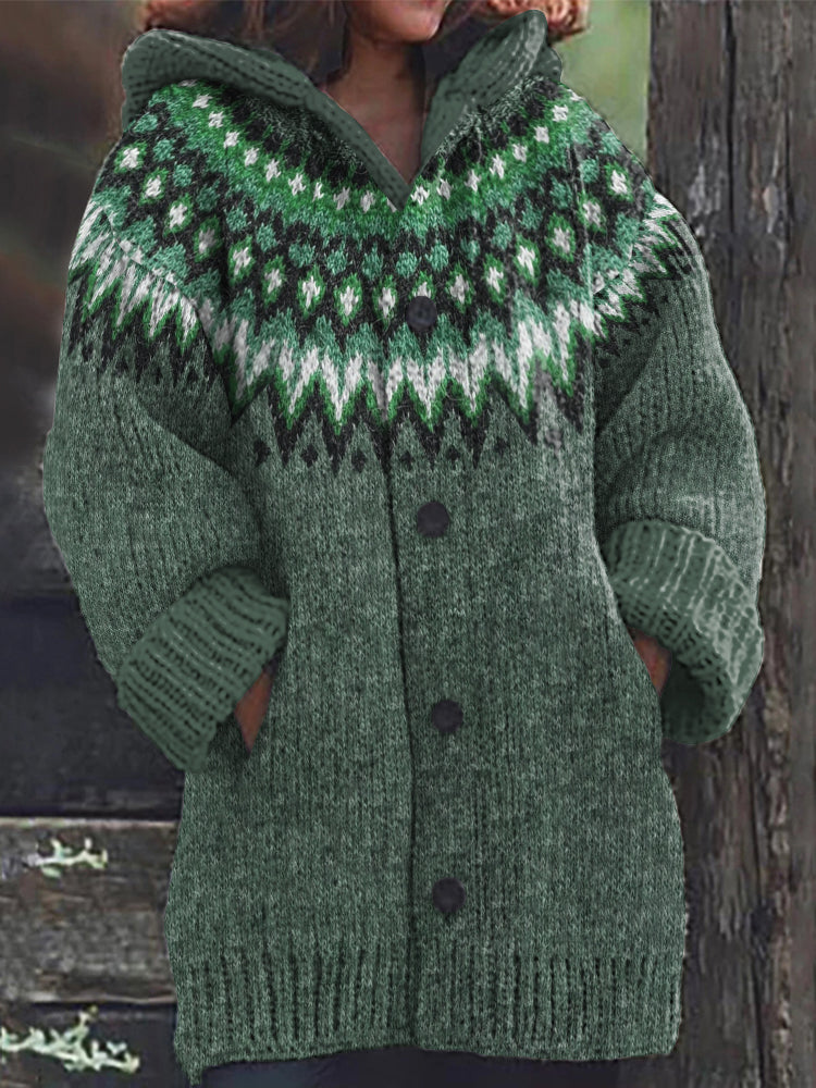 Cardigan au design réfléchi