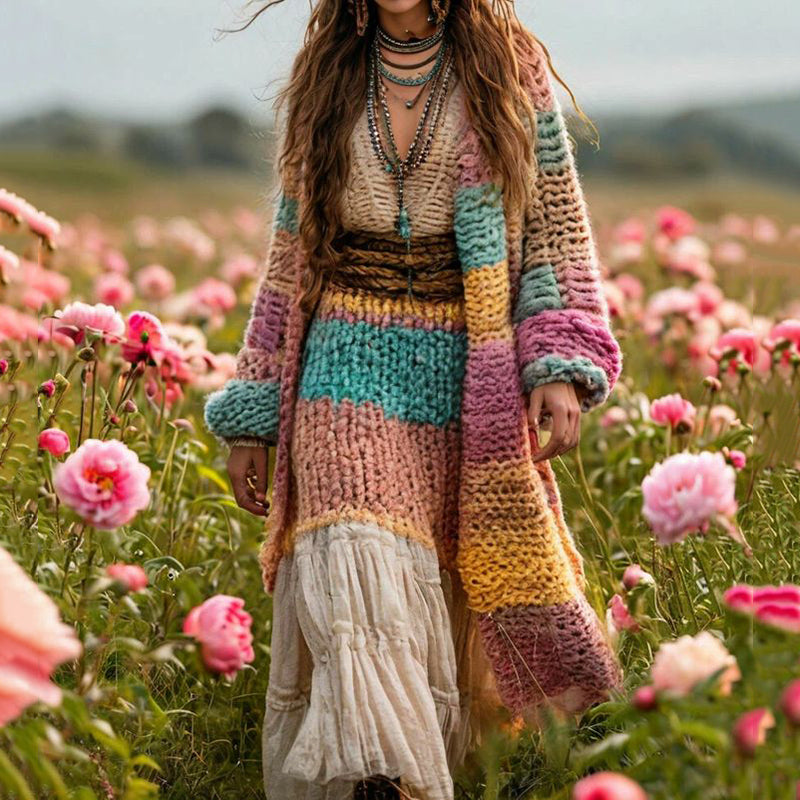 Cardigan magnifiquement confectionné