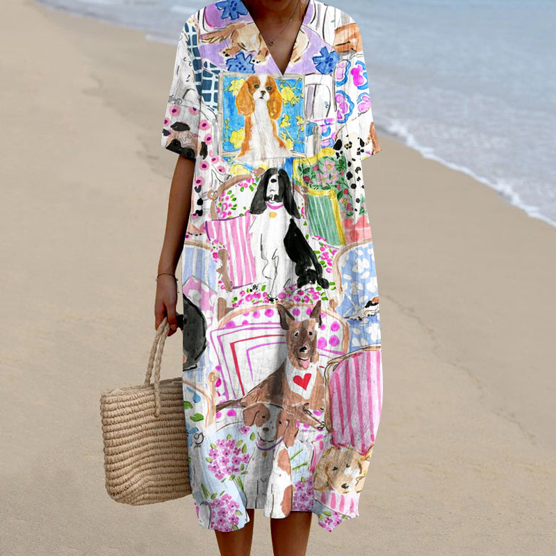 Robe au style vintage intemporel