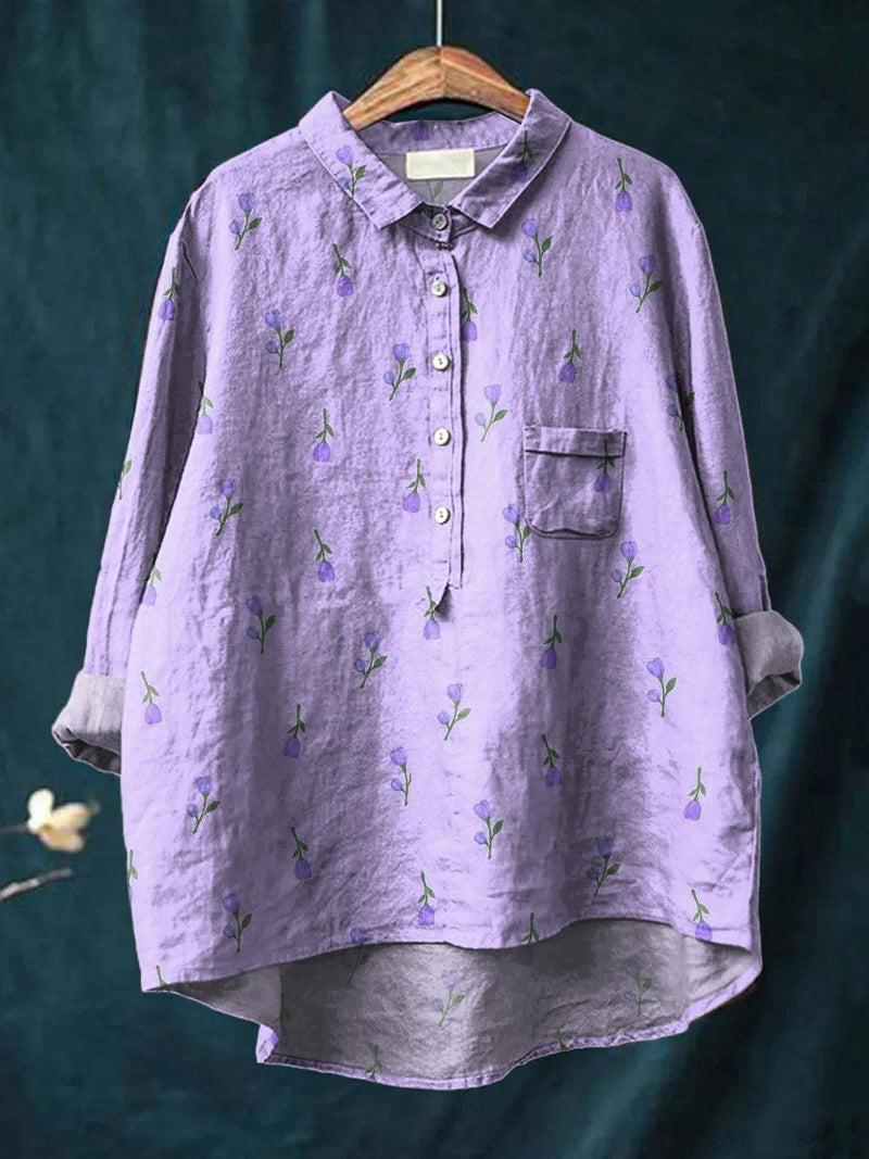 Chemise au style vintage intemporel