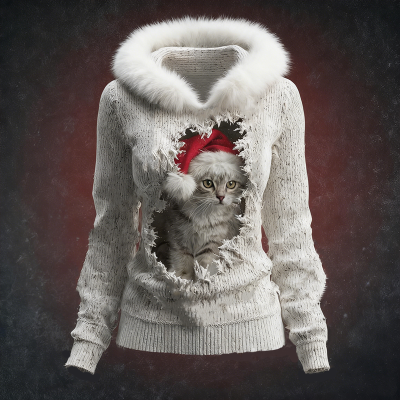 Pull au design réfléchi