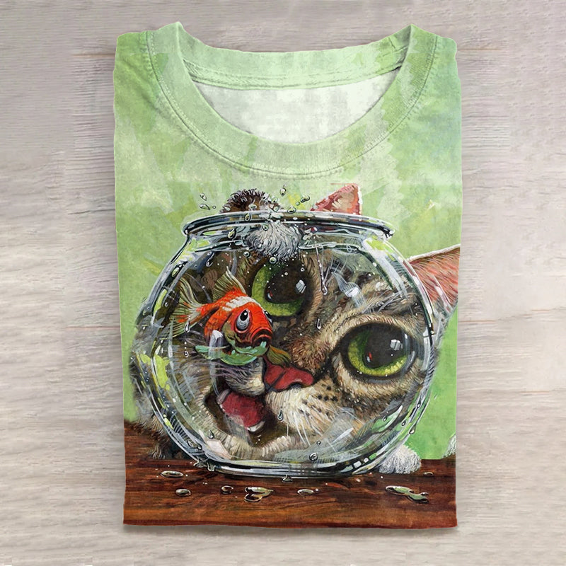 T-Shirt au design réfléchi