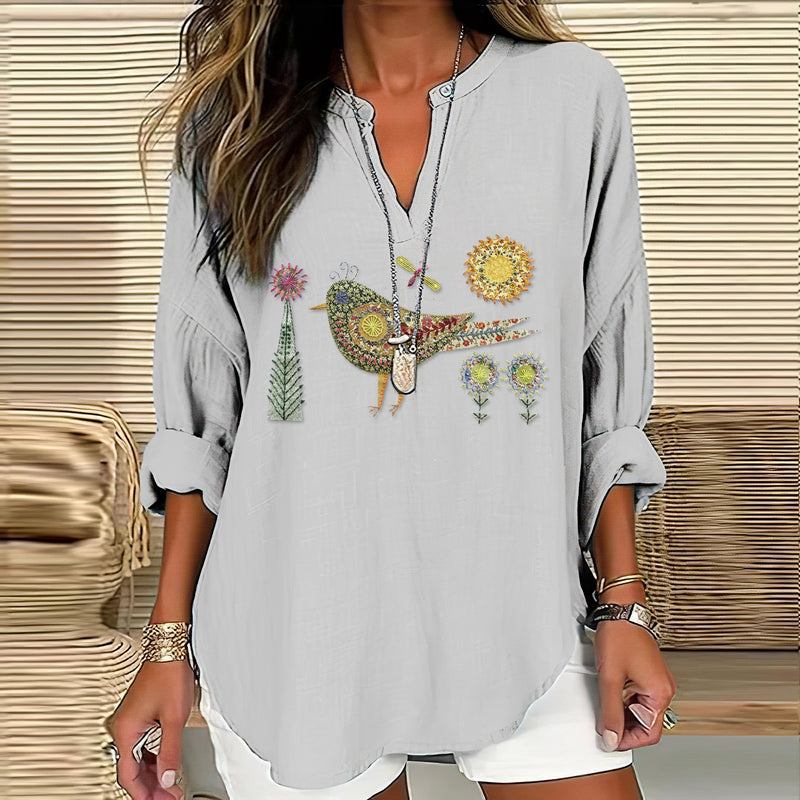 Chemise au style vintage intemporel