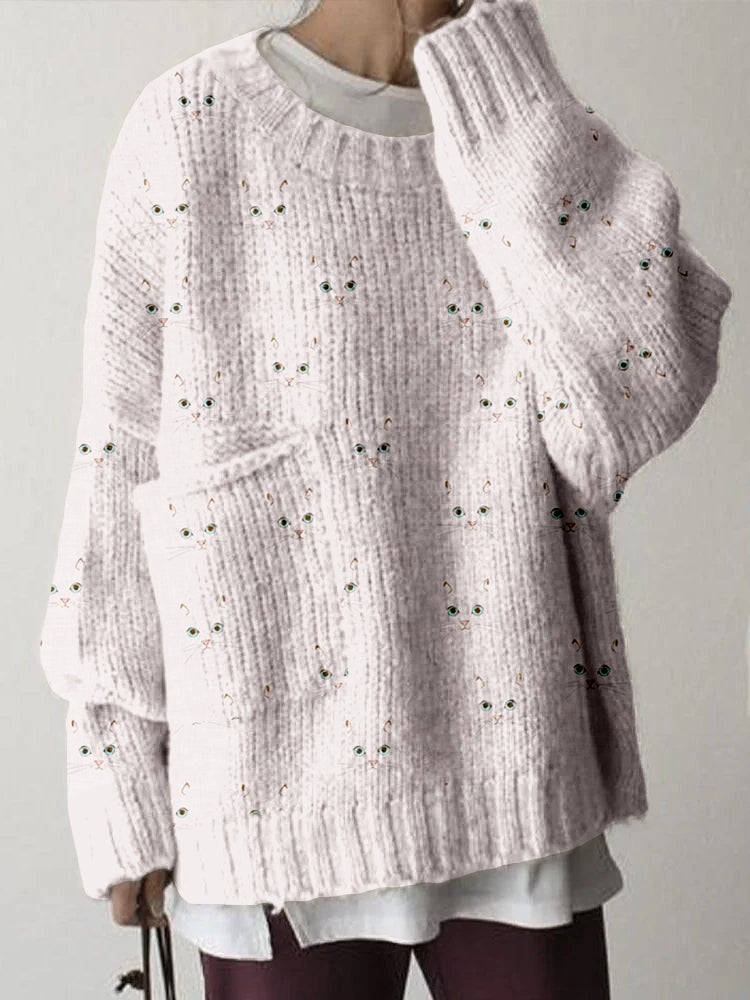 Pull au design réfléchi
