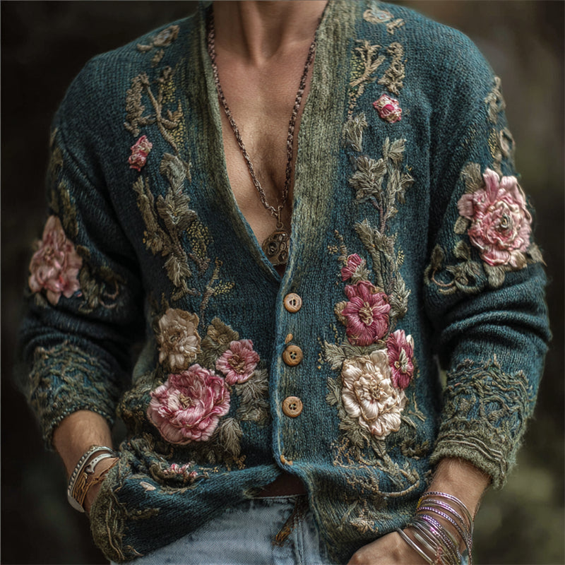 Cardigan au style vintage intemporel