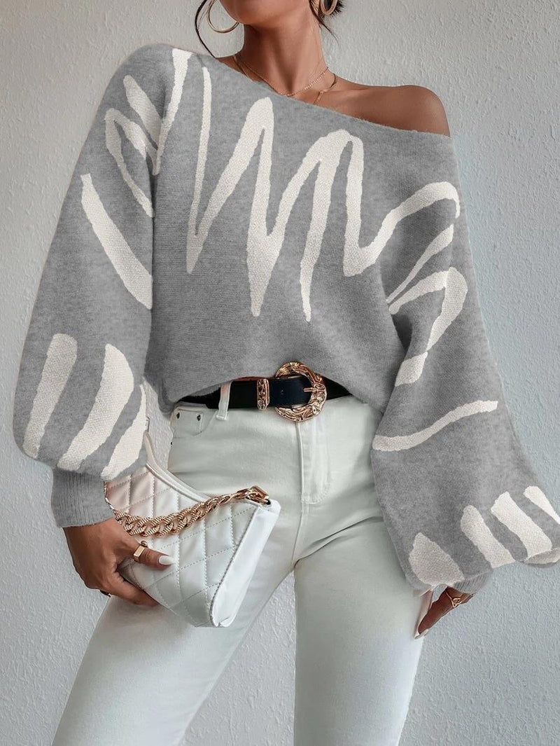 Pull au design réfléchi