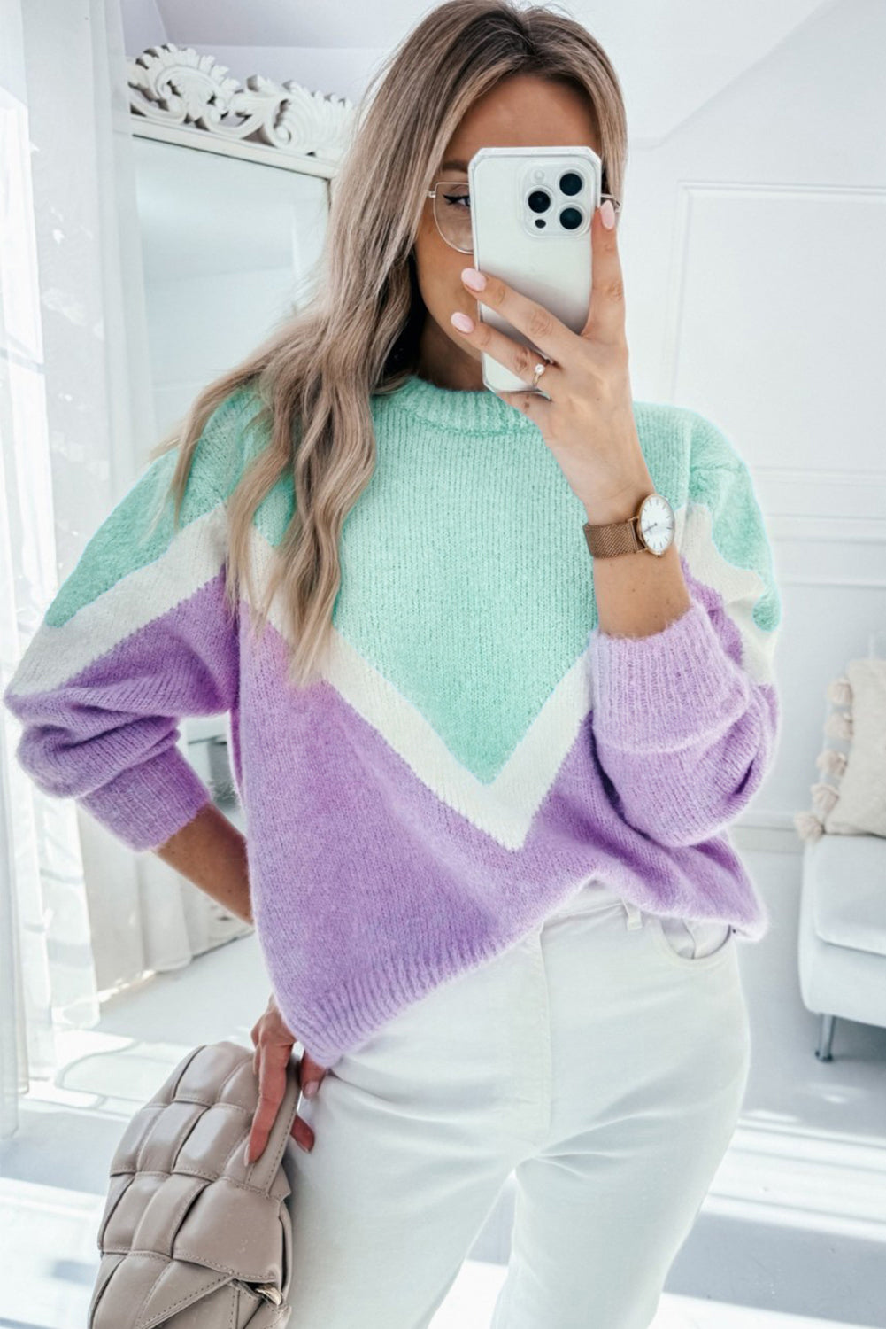 Pull au design classique
