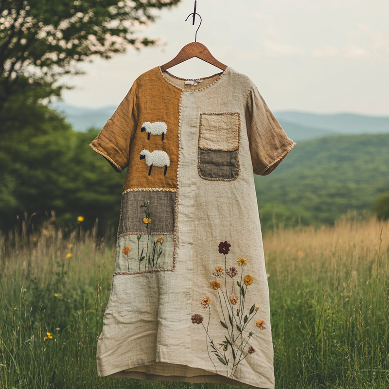 Robe au style vintage intemporel
