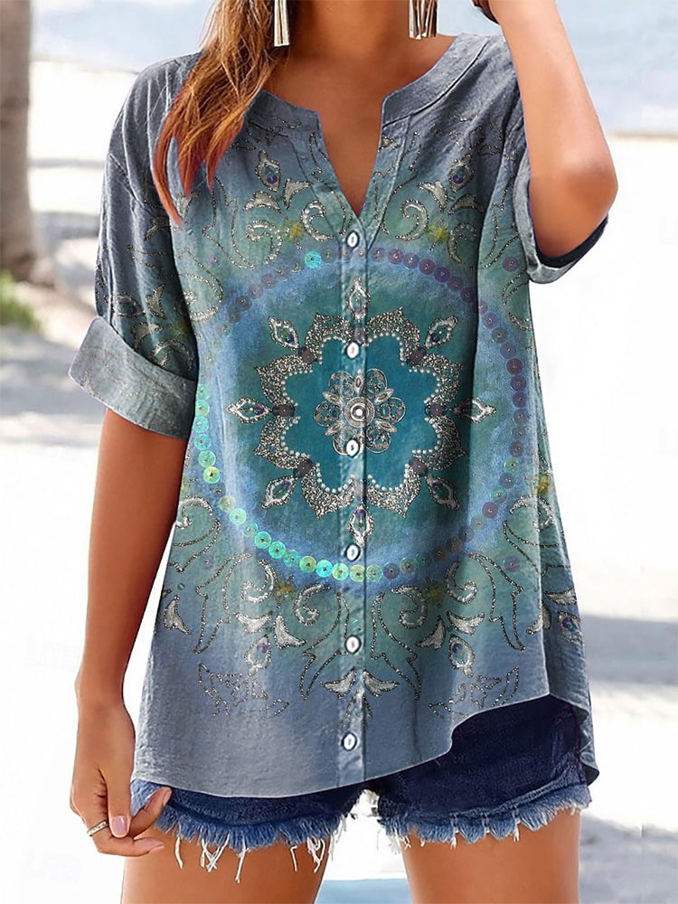 Chemise au style vintage intemporel