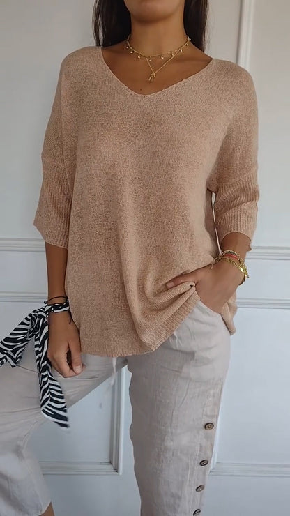 Pull au design réfléchi