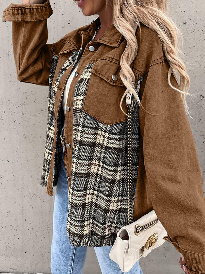 EP | Veste en flanelle vintage pour femmes