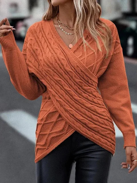 Pull au design réfléchi