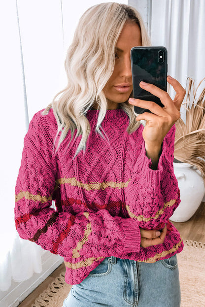 Pull au design réfléchi