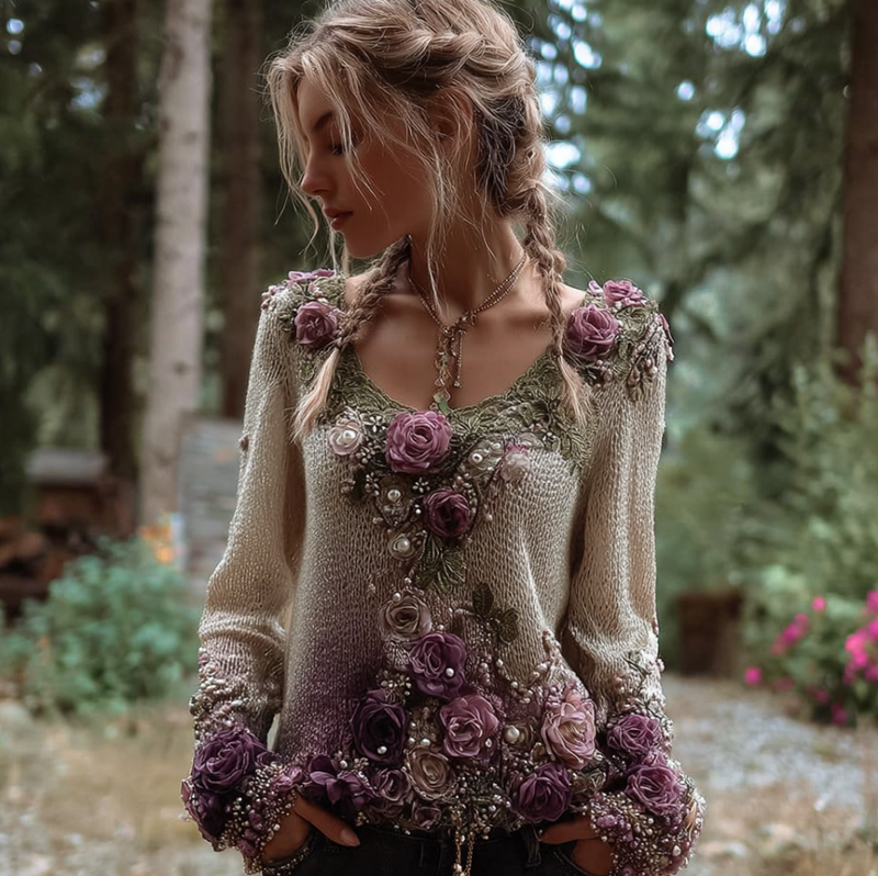 Pull vintage classique