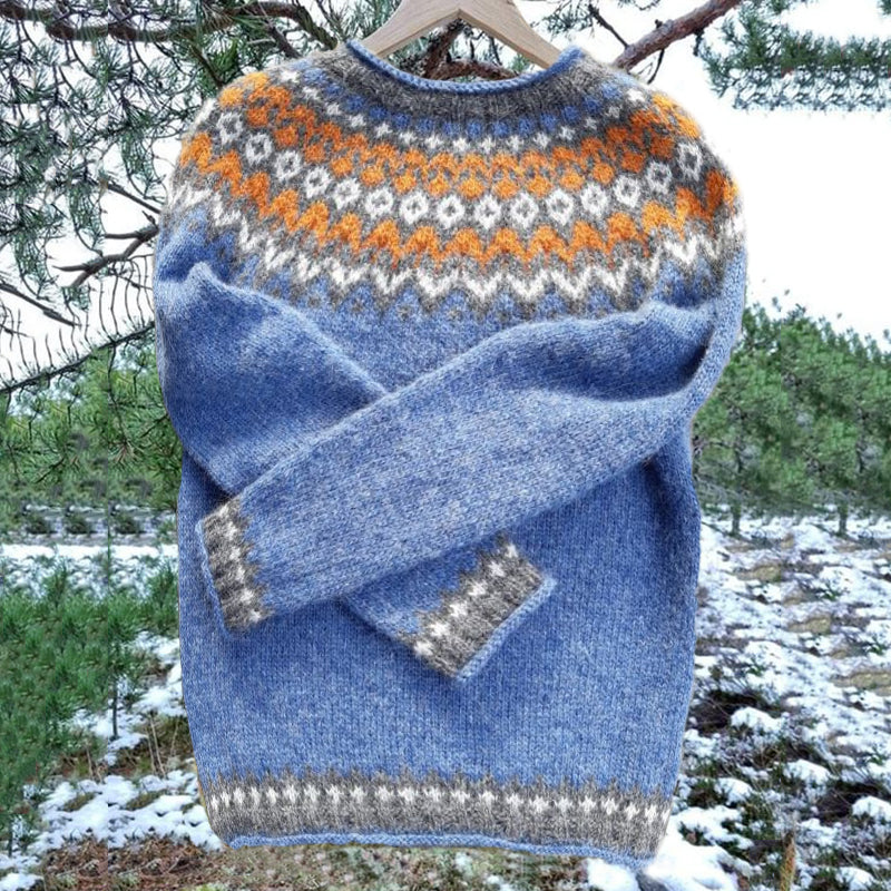 Pull au design réfléchi
