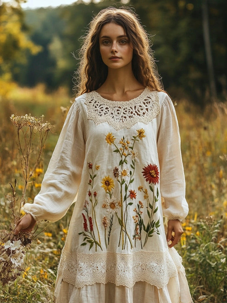 Robe au style vintage intemporel
