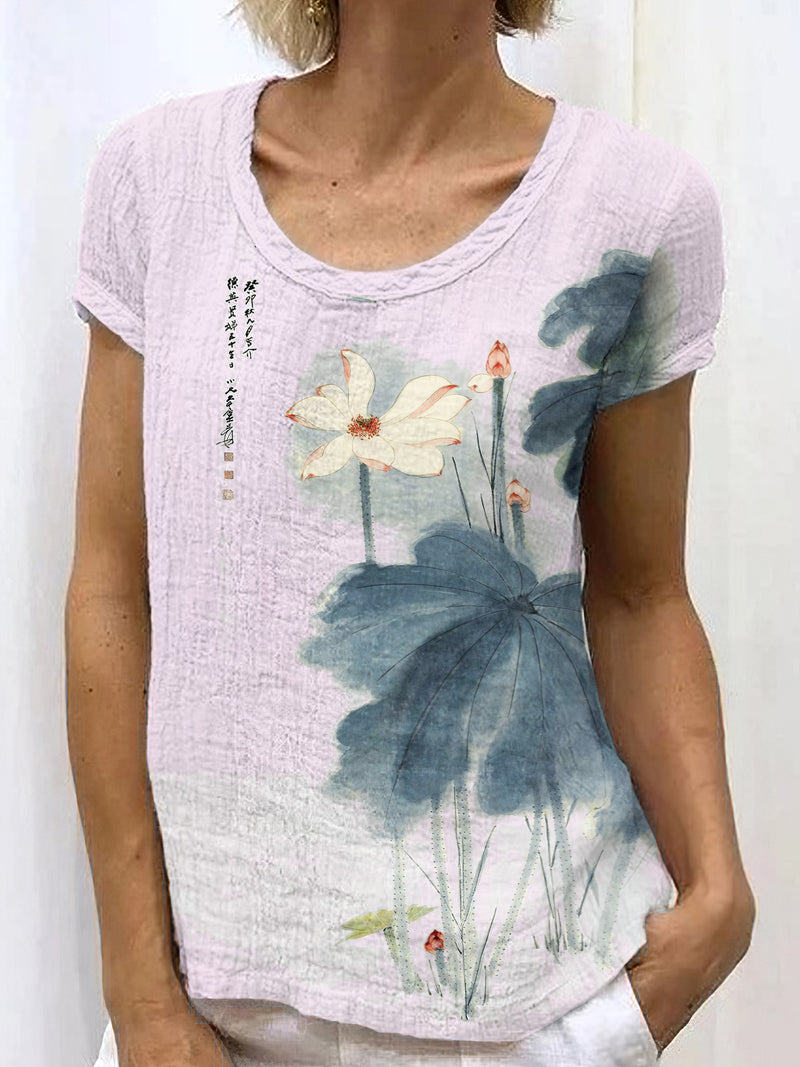 T-Shirt au design réfléchi
