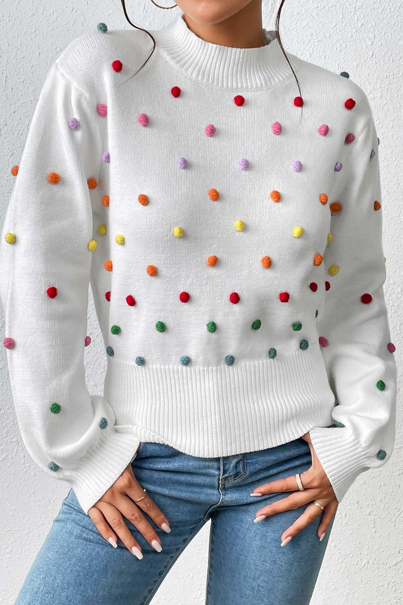 Pull au design réfléchi