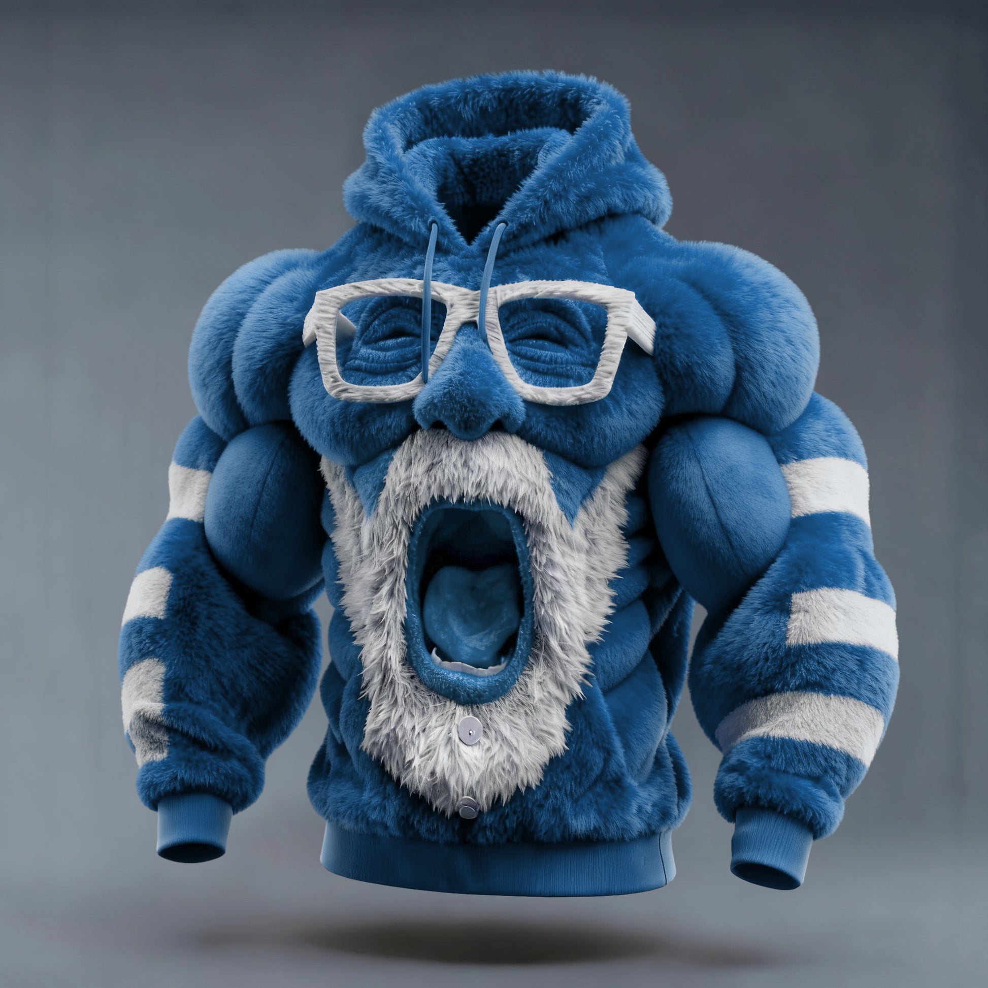 Ugly Christmas Sweater Funny Santa Claus Hooded Hoodie artswardrobe