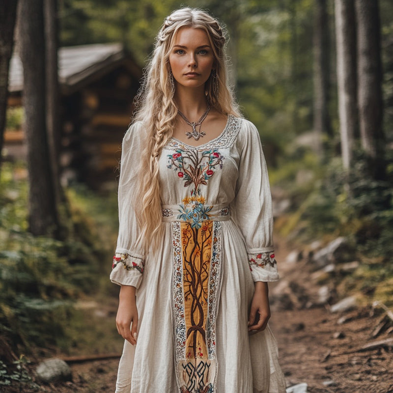 Robe au style vintage intemporel