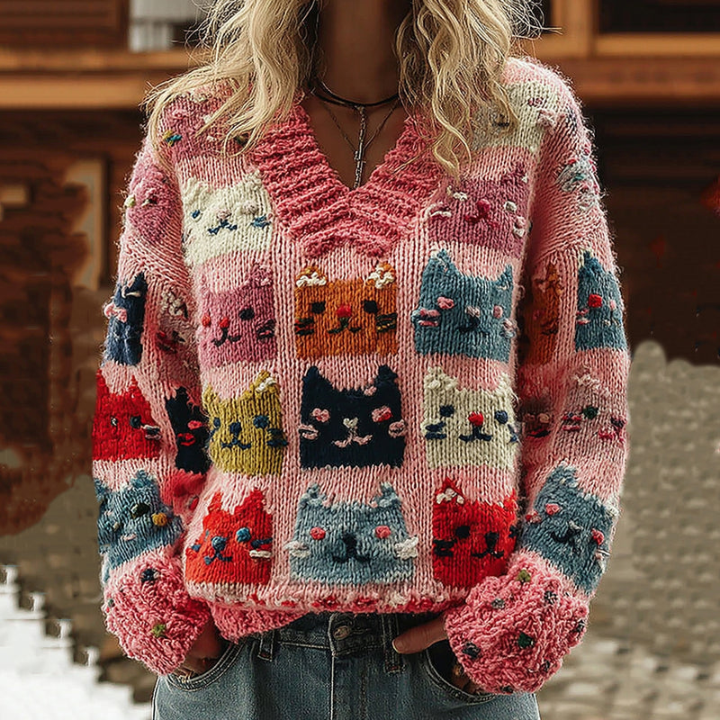 Pull au design réfléchi