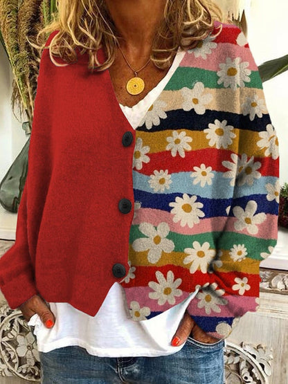 KS | Cardigan imprimé à boutonnage