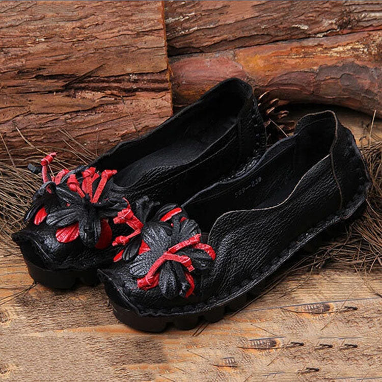 SL | Chaussures de loisirs glamour avec détails floraux