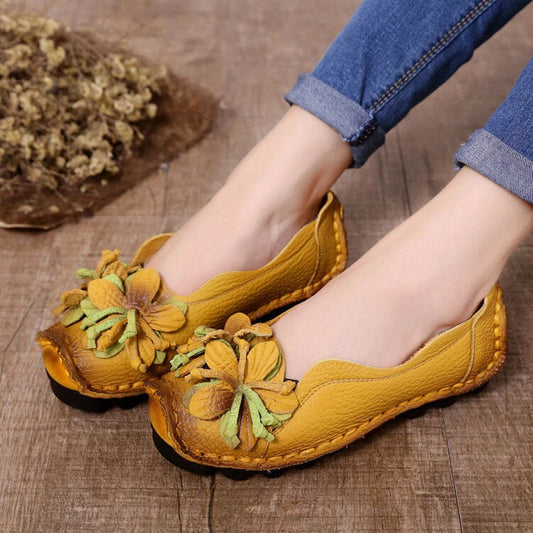 SL | Chaussures de loisirs glamour avec détails floraux