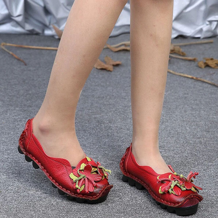 SL | Chaussures de loisirs glamour avec détails floraux