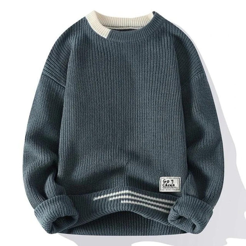 EP | Pull-over vintage à col rond