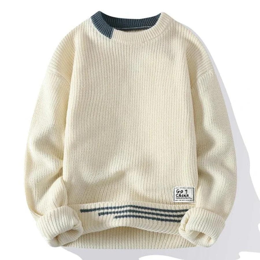EP | Pull-over vintage à col rond