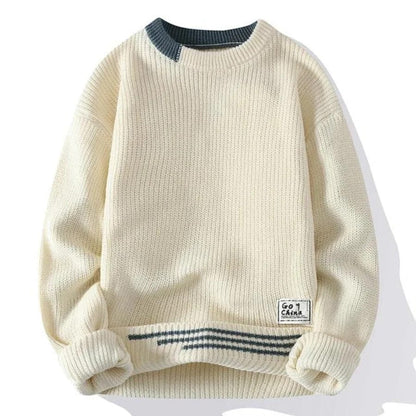EP | Pull-over vintage à col rond