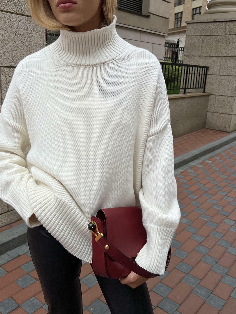 Pull au design réfléchi