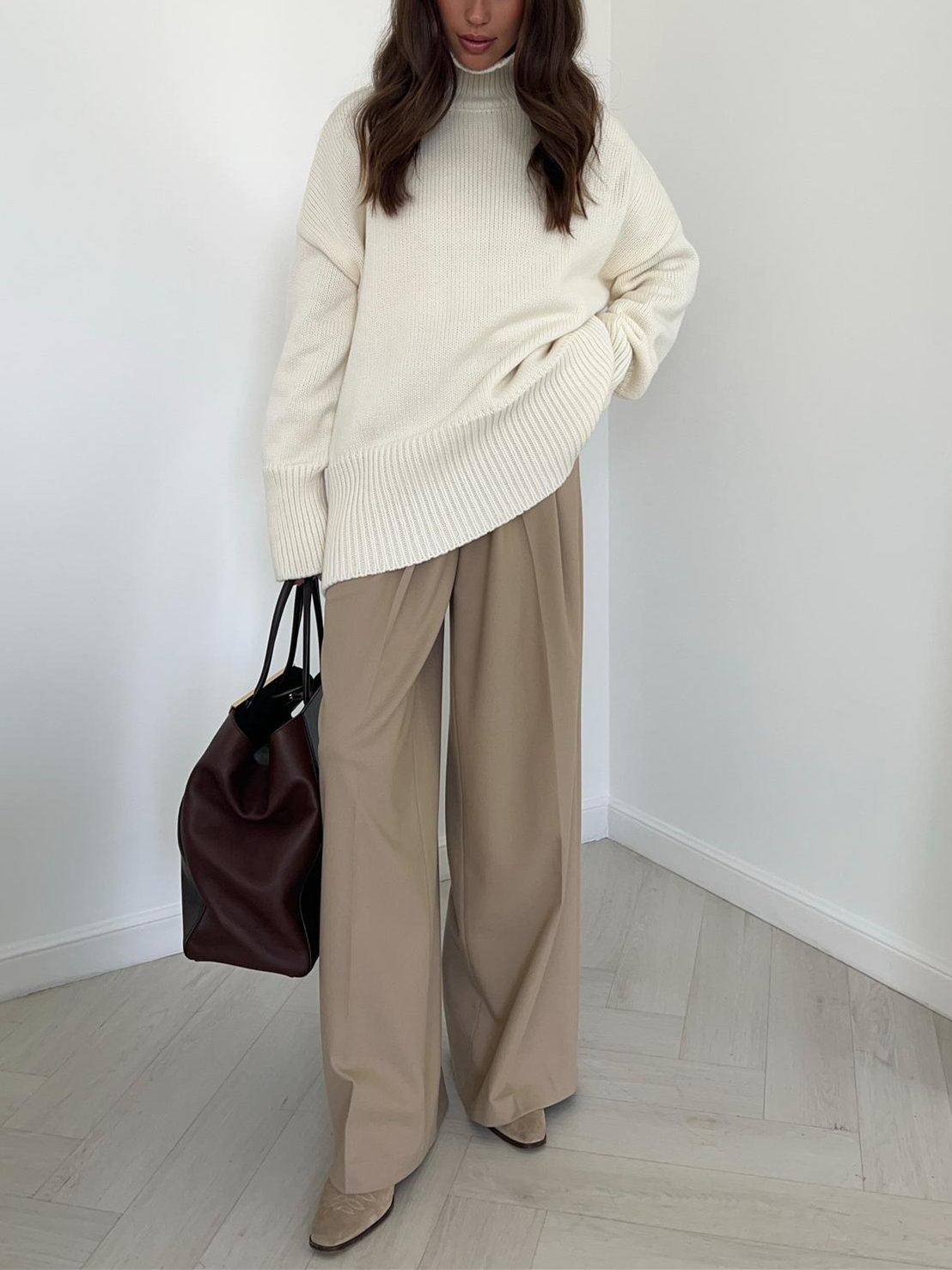 Pull au design réfléchi