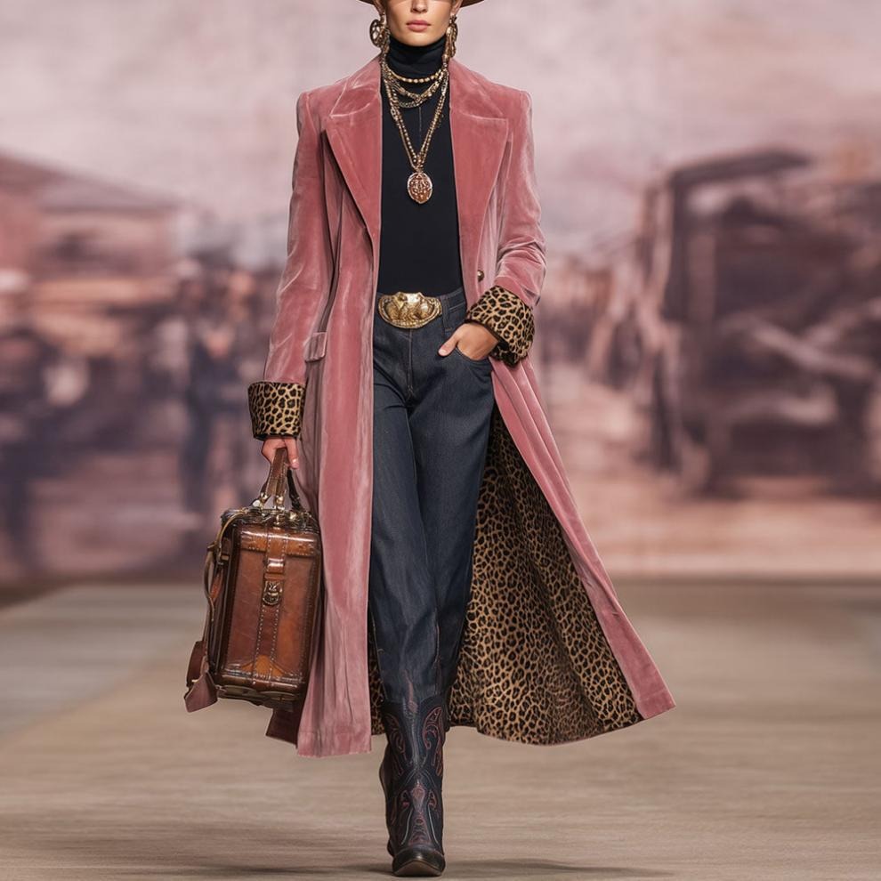 Manteau vintage classique à la coupe flatteuse