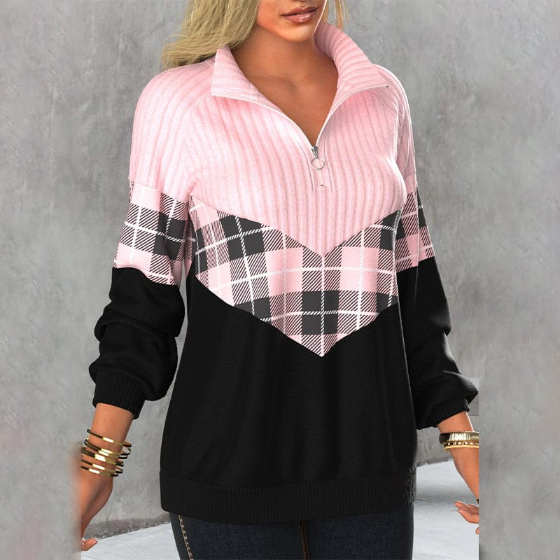 EP | Pull rose à la mode