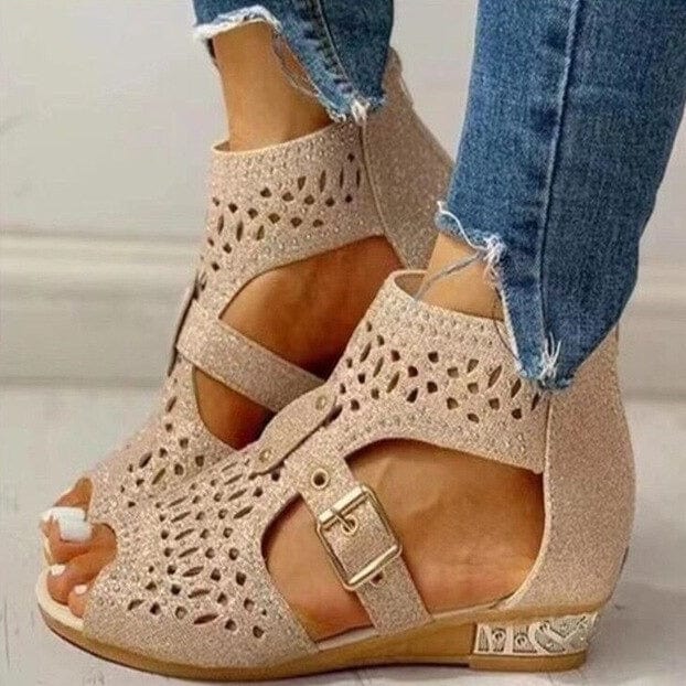 SL | Sandales orthopédiques à talon bas