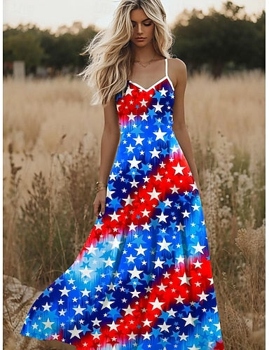 Independence Day Patriotic Swimsuits Tankini 2 Piece Boy Leg Swimsuit Backless Vacation Beach Wear Flag U Neck Sleeveless Bathing Suits