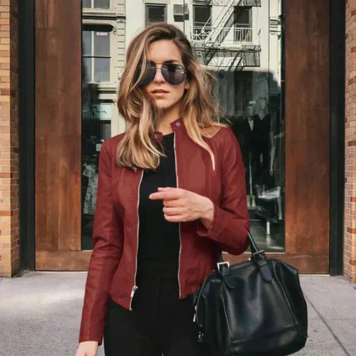 EP | Veste en cuir