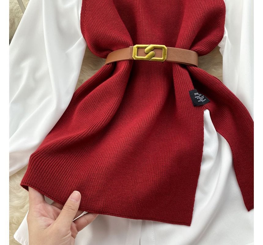 EP | Ensemble pull-over sans manches