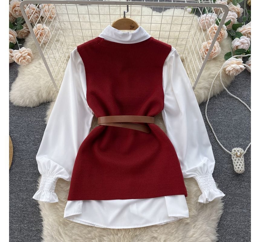 EP | Ensemble pull-over sans manches