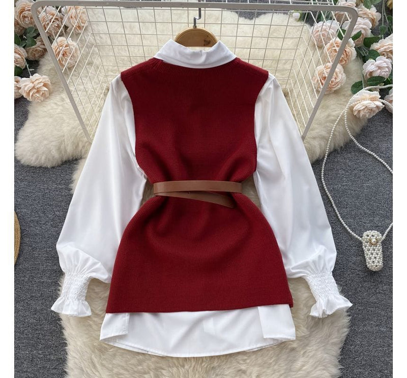 EP | Ensemble pull-over sans manches